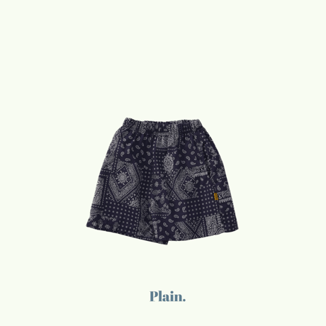 plain/42. peizzle half pants XS-XL