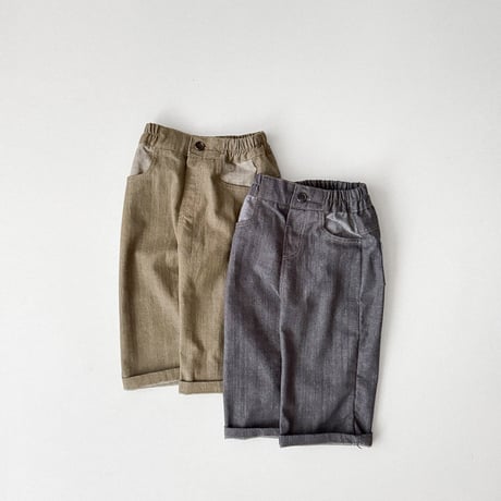 onu/30. stitch denim pants BABY(12M)-XL(6-7Y)