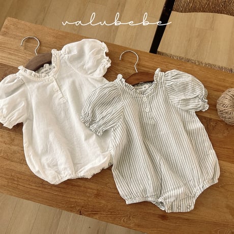 valubebe/39. rabi fril puff suit 6M-18M
