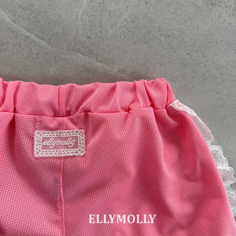 ellymolly/15. mesh fril half pants 5-11