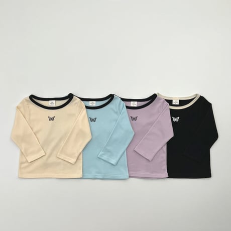 haroharo/17. butterfly two color T-shirt S-XL