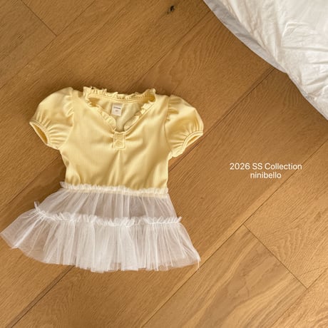 ninibello/48. shirring tutu T-shirt 2XL