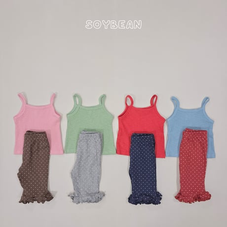 soybean/8. plan ) coco dot updown set XS-XL
