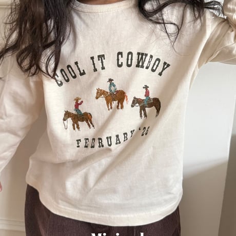 minimal/40. cow boy T-shirt JS-JM