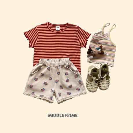 middlename/8. vintage flower waffle pants JS-JM