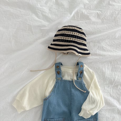 minirobe/40. waffle long T-shirt S-XL