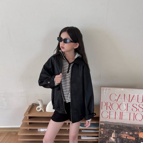 matilda/7. leather blouson 5-13