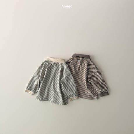 amigo/49. collar T-shirt XS-XL