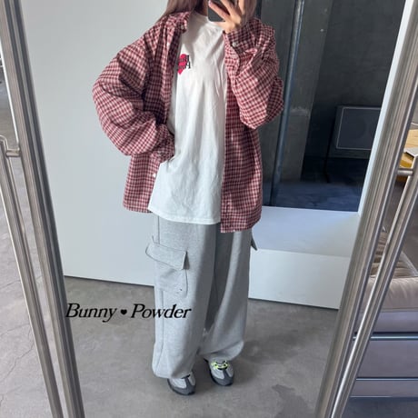 bunnypowder/30. check shirt ADULT