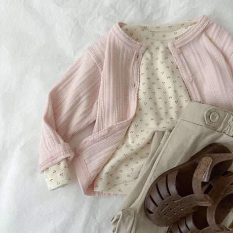 minirobe/6. Eyelet Cardigan  S-XL