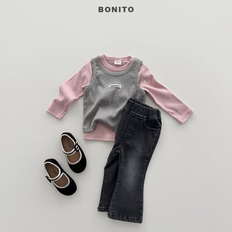 bonito/109. span denim pants boots cut JS-JM
