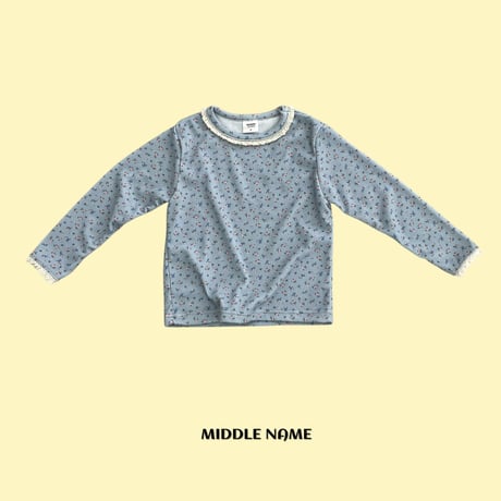 middlename/9. flower lace T-shirt S-XL