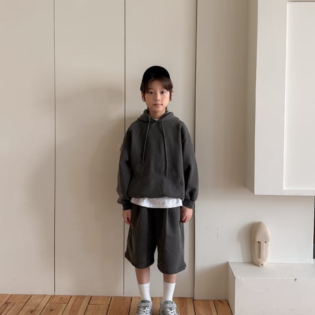 fromi/66. pigment hoody half set JS-JL
