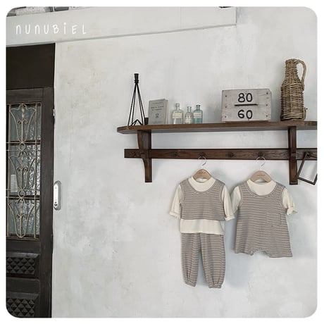 nunubiel/51. stripe vest XS-XL