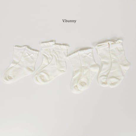 vbunny/3. leaf socks set M(130-150)-XL(180-210)