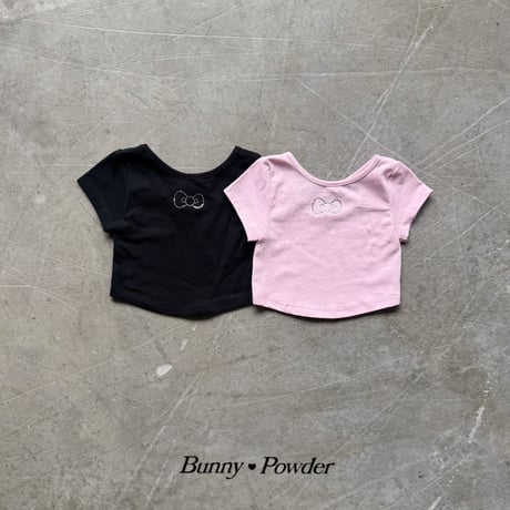 bunnypowder/168. ribbon cubic T-shirt 2XL-4XL