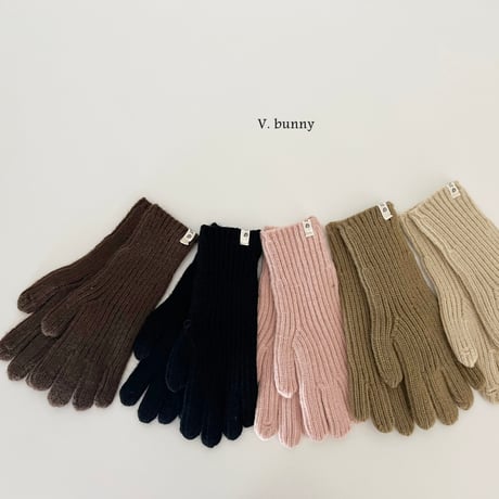 vbunny/80. color paper glove FREE(Y27CM_8CM)