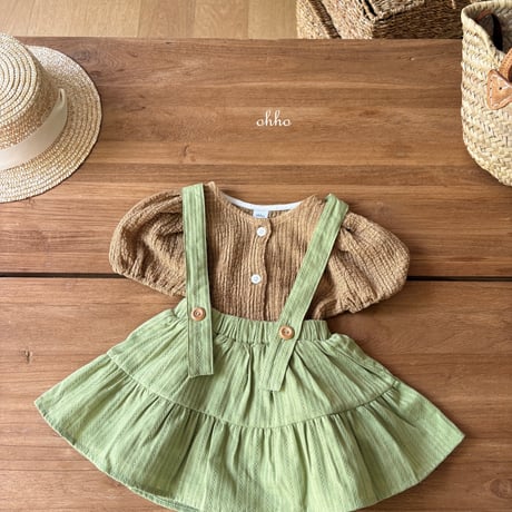 ohho/18. ailet shirring skirt S-2XL