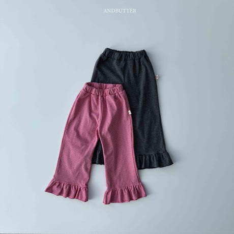 andbutter/28. Frill Bootcut Pants S-XL