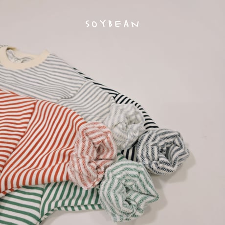 soybean/123. stripe man-to-man XS-XL