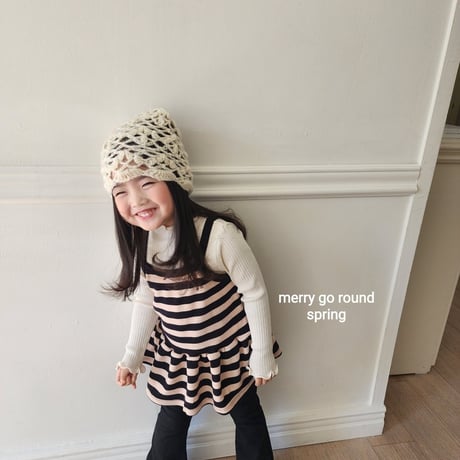 merrygoround/34. ST shirring sleeveless XS-2XL