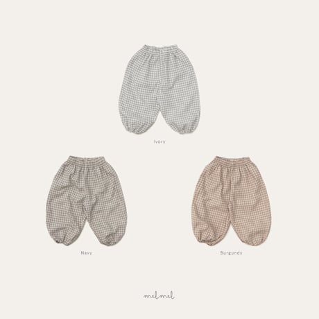 melmel/7. Check Bloomer XXS-XL