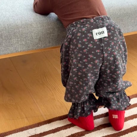 con_/15. garden fril pants 1(66-77CM)-4(97-107CM)