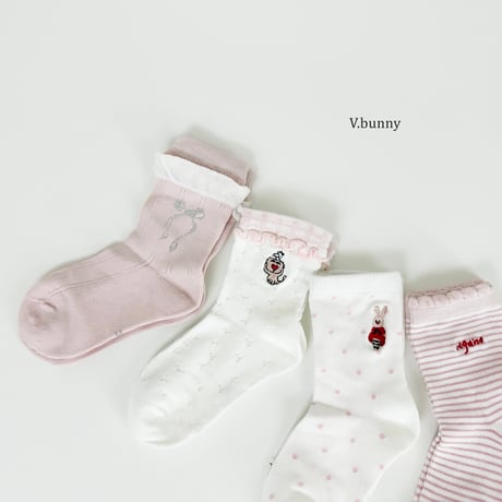 vbunny/74. red socks set M(130-150)-XL(180-210)