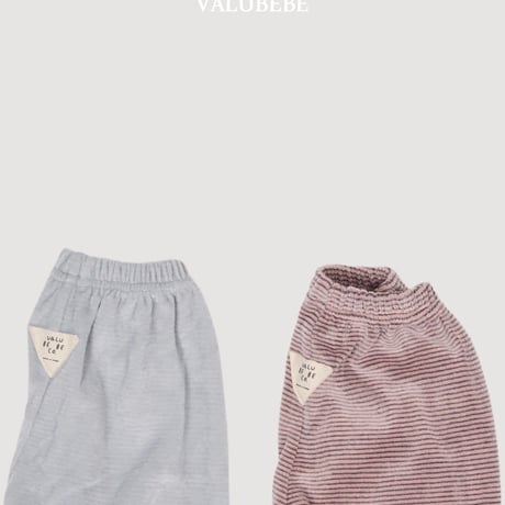 valubebe/91. bello stripe pants 6M-S