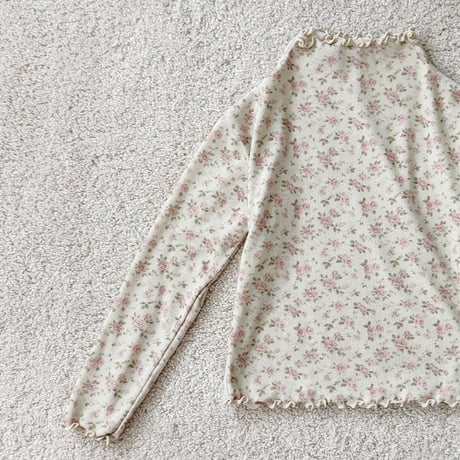 urbanrabbit/27. Floral Mock Neck Top JS-JM