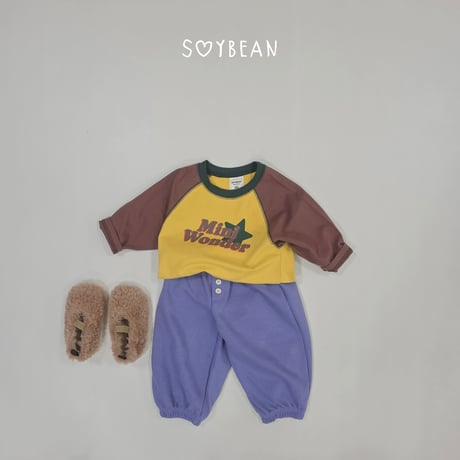 soybean/25. plan ) button jogger pants JS-JM