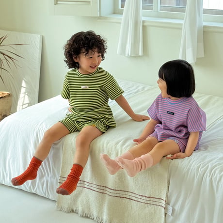 tinyhiker/7. stripe biker set XS-XL