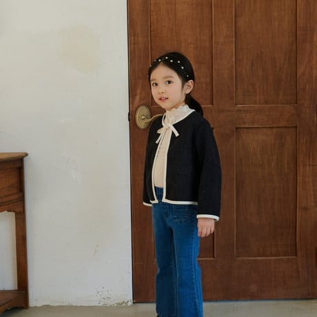 monatelier/18. ribbon two color jacket S-2XL