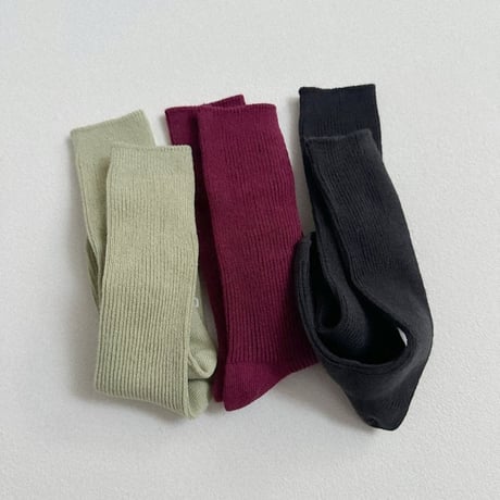digreen/54. point knee socks. (Set) SOCKS_S-SOCKS_XL