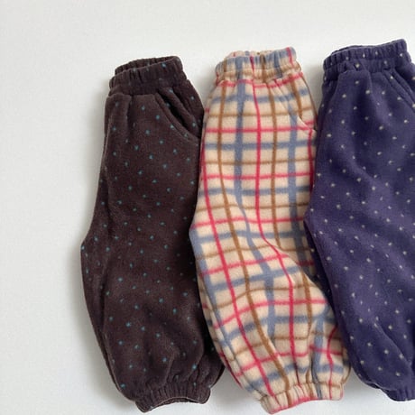 minirobe/5. Fleece jogger pants S-XL