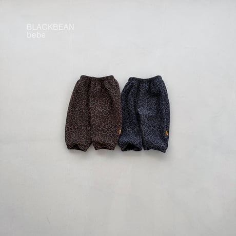 blackbean/16. leopard bebe pants S-M