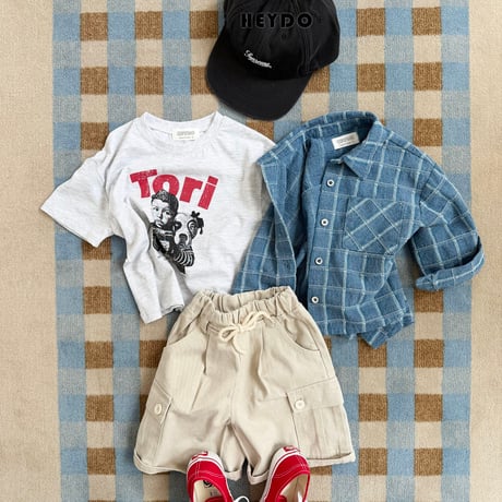heydo/7. tori half t T-shirt S-XL