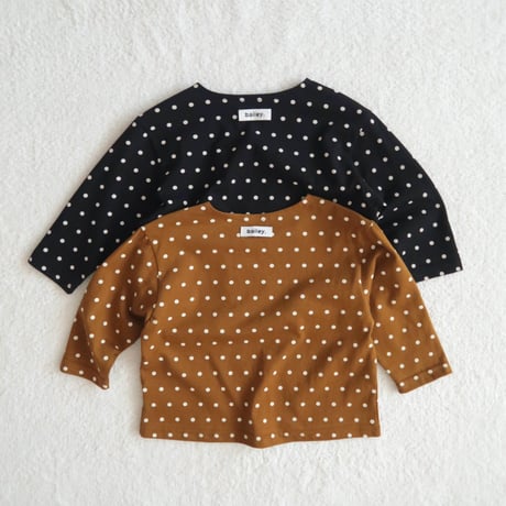 bailey/6. chocochip boat neck T-shirt XS-XL