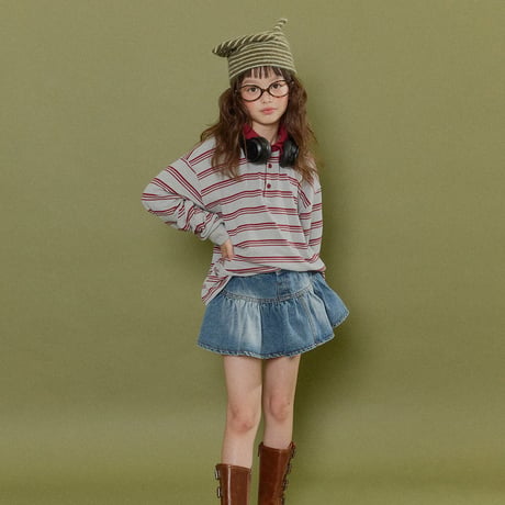 forkchips/17. button skirt M-XL