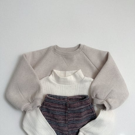 minirobe/39. raglan rounded sweatshirt S-XL