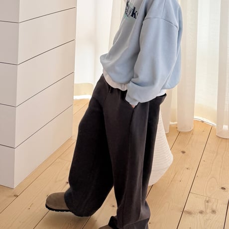fromi/3. Curved Wide Sweat Pants?? S-XL