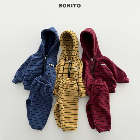 bonito/35. Woori st hood zipup set 12M-XL