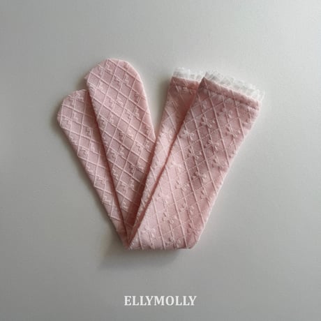 ellymolly/178. ribbon leg socks SOCKS_S-SOCKS_M