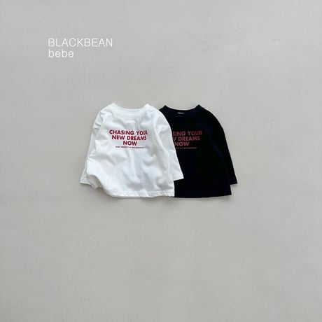 blackbean/12. chacing bebe T-shirt S-M
