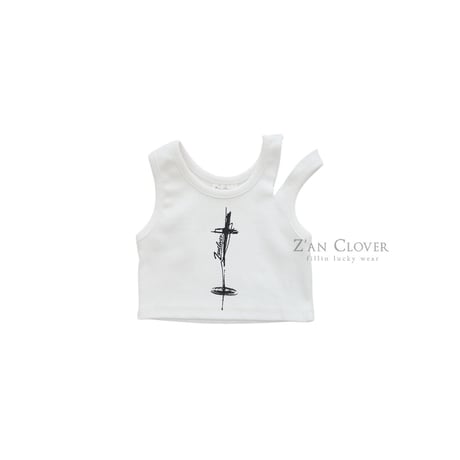 zanclover/72. unbal open tank top 13-19
