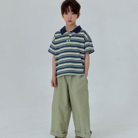 growb/51. track collar T-shirt JS-JL