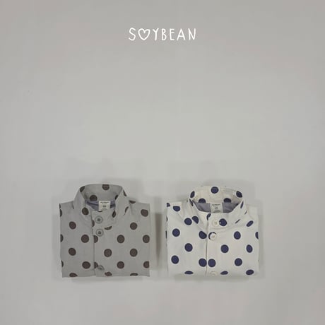 soybean/132. plan ) loose fit dot jacket XS-XL