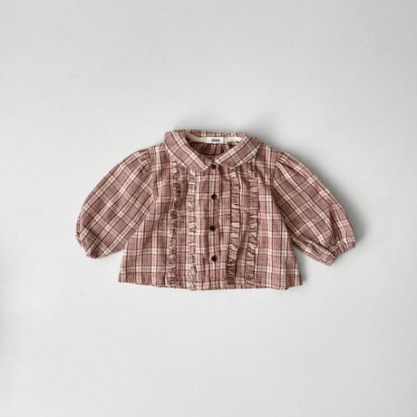 onu/34. peuty fril blouse BABY(12M)-XL(6-7Y)