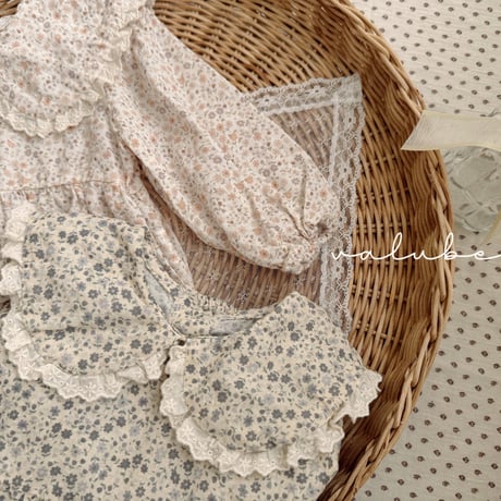 valubebe/15. gran flower collar suit 6M-18M