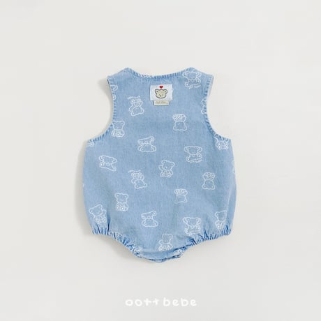 oottbebe/70. bear bebe suit S(0-6M)-M(6-12M)